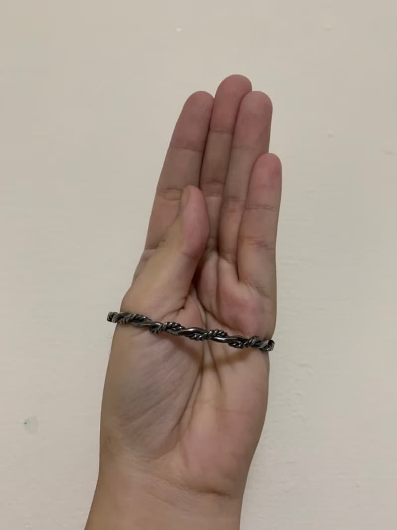 / 熟悉 / 纏繞麻花無開口手環 母親節禮物