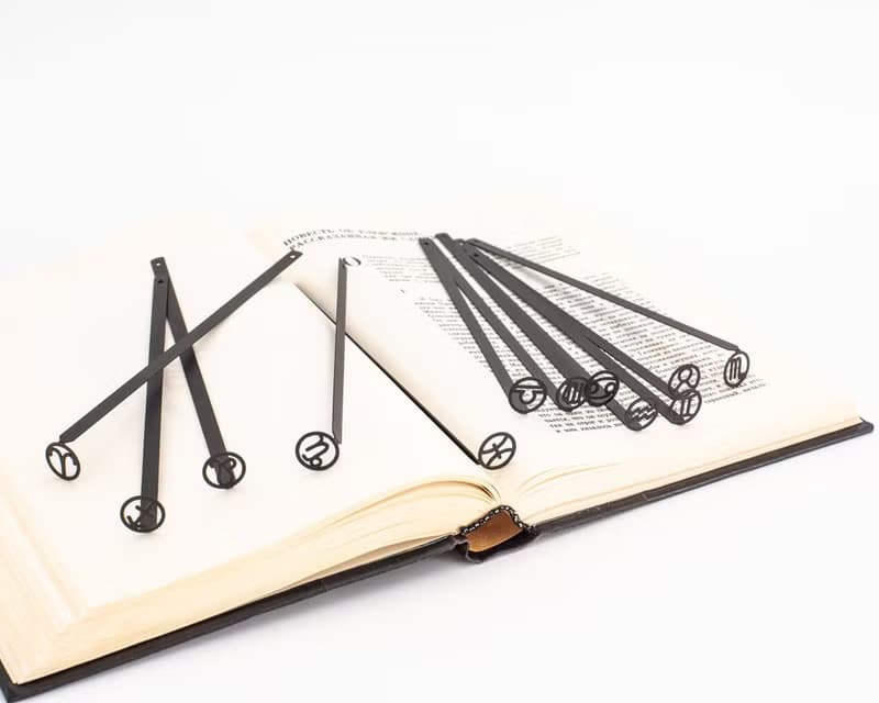 Bookmark Gemini Zodiac Sign // Unique Present for Book Lover