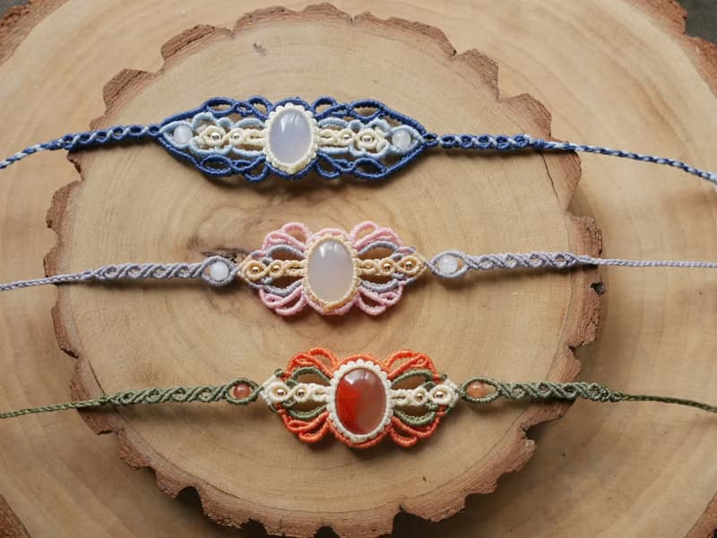 特價 NB25/SS23~玉髓、瑪瑙 l 南美蠟線 l 手工編織 l 手環