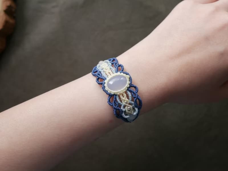 特價 NB25/SS23~玉髓、瑪瑙 l 南美蠟線 l 手工編織 l 手環