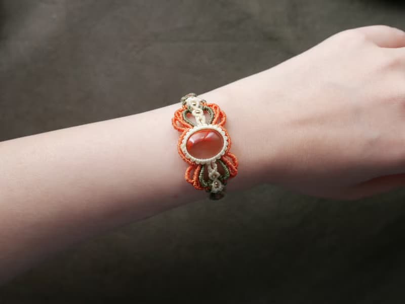 特價 NB25/SS23~玉髓、瑪瑙 l 南美蠟線 l 手工編織 l 手環