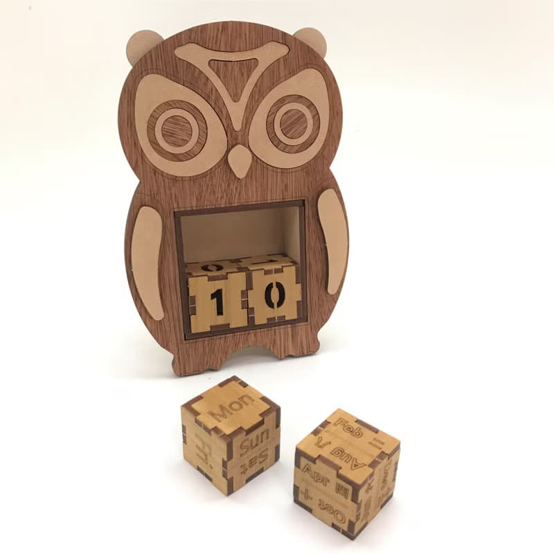 【手作DIY】可愛 小動物 造型 桌曆 萬年曆  禮物 情人節