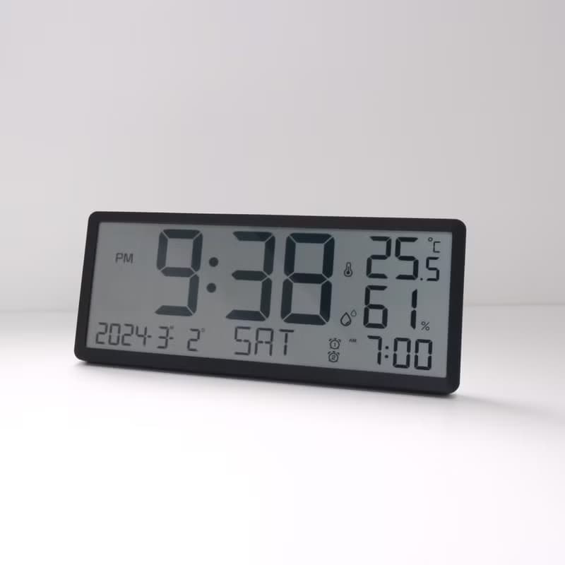 大螢幕多功能LED電子時鐘 (時間/鬧鐘/日曆/星期/溫度/濕度)