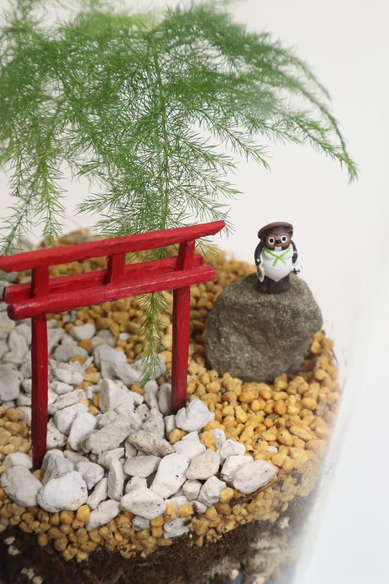 【微景觀】 狸貓神社 - 日式風格/鳥居/生日禮物/室內植物
