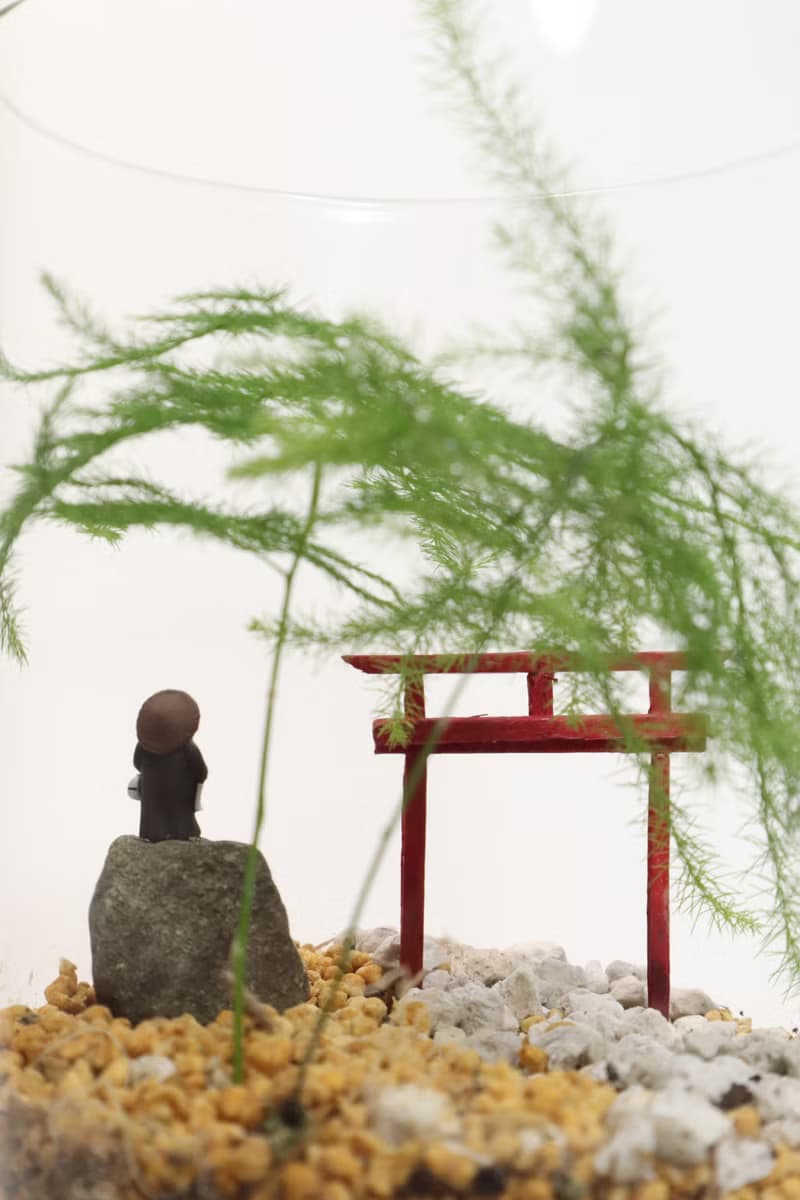 【微景觀】 狸貓神社 - 日式風格/鳥居/生日禮物/室內植物