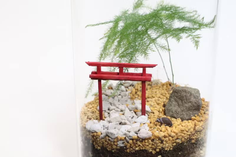 【微景觀】 狸貓神社 - 日式風格/鳥居/生日禮物/室內植物