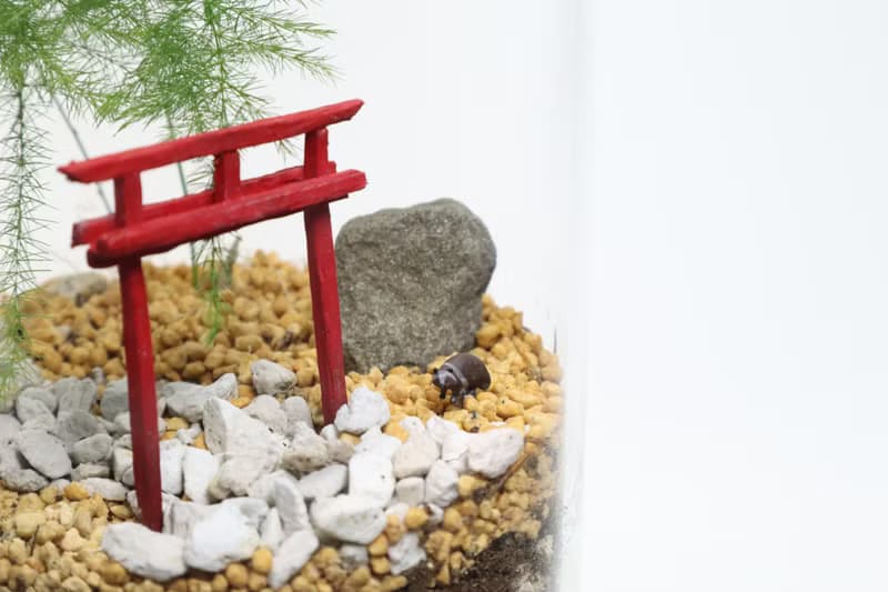 【微景觀】 狸貓神社 - 日式風格/鳥居/生日禮物/室內植物