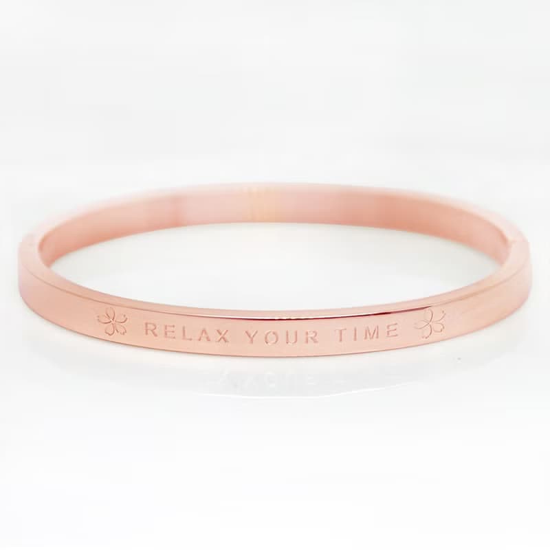 RELAX TIME 限定櫻花雙面手環 (ZRCC-19-1) 玫瑰金色