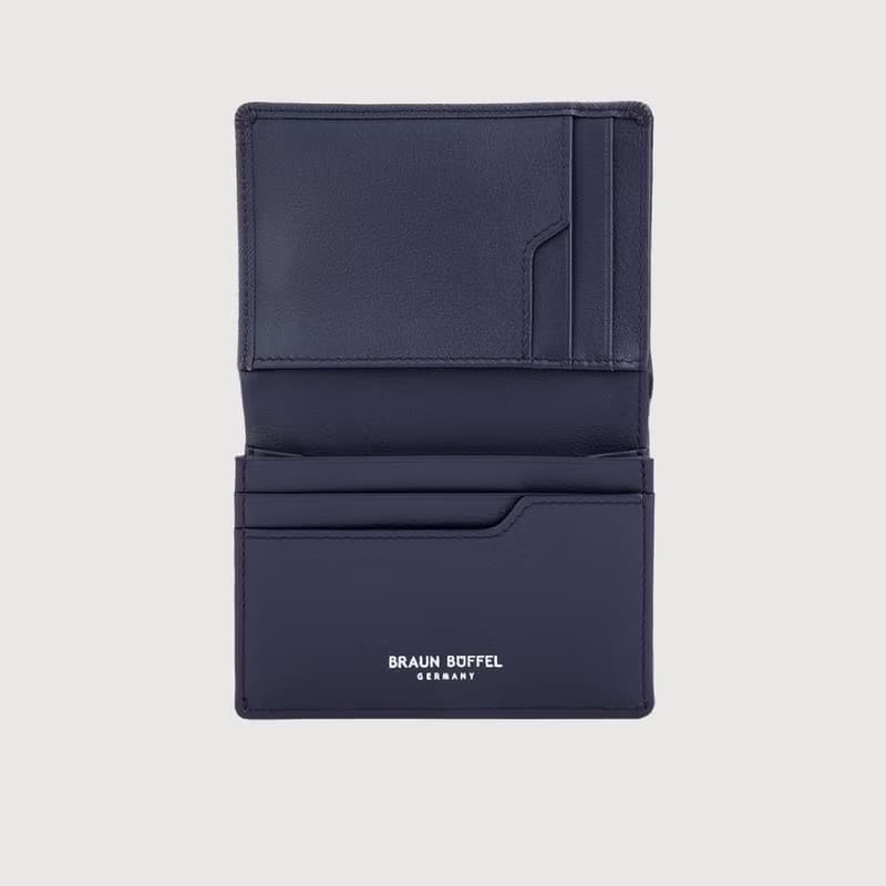 【免費升級送禮包裝】格瑞克-E 名片短夾-深藍/BF573-131-DB