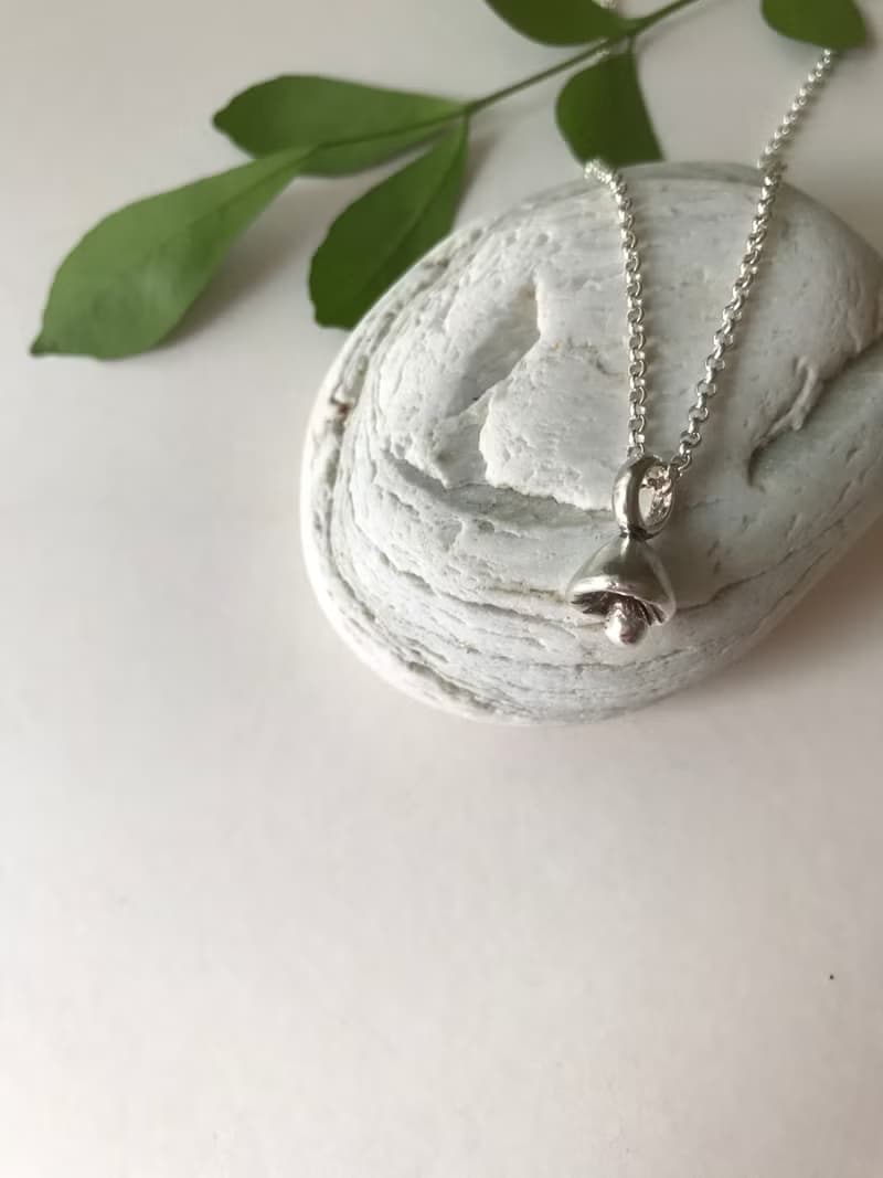 小森箖系列—蘑菇—純銀項鍊