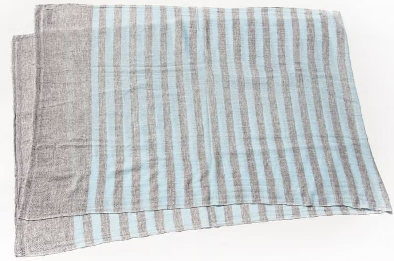 喀什米爾Cashmere 針織圍巾 純羊毛圍巾 手織圍巾 編織圍巾-法國