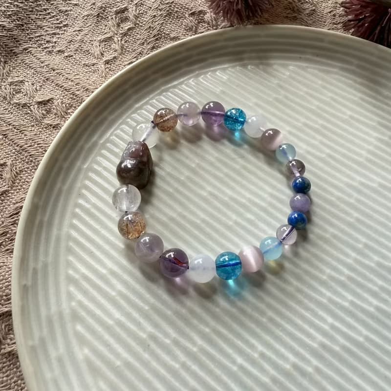 開運極光23貔貅彈性手鍊