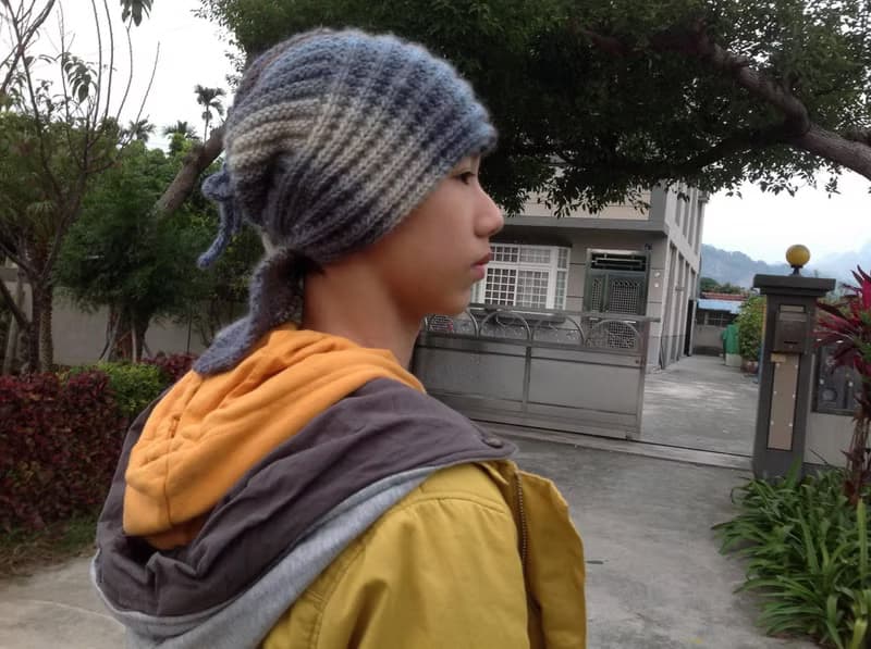 海盜帽。可當領圍巾。大人小孩都可戴的帽子、圍巾。藍色