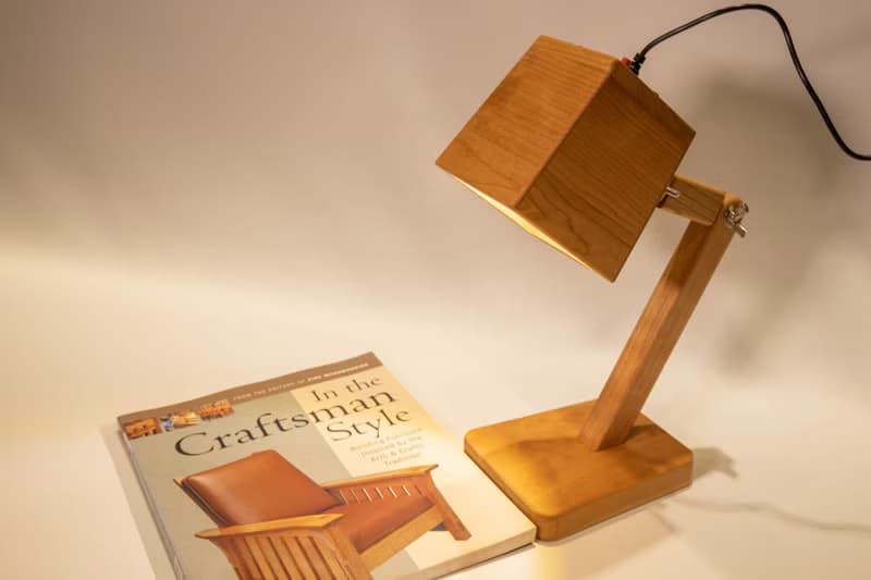 【新品】【非木不可】實木閱讀燈