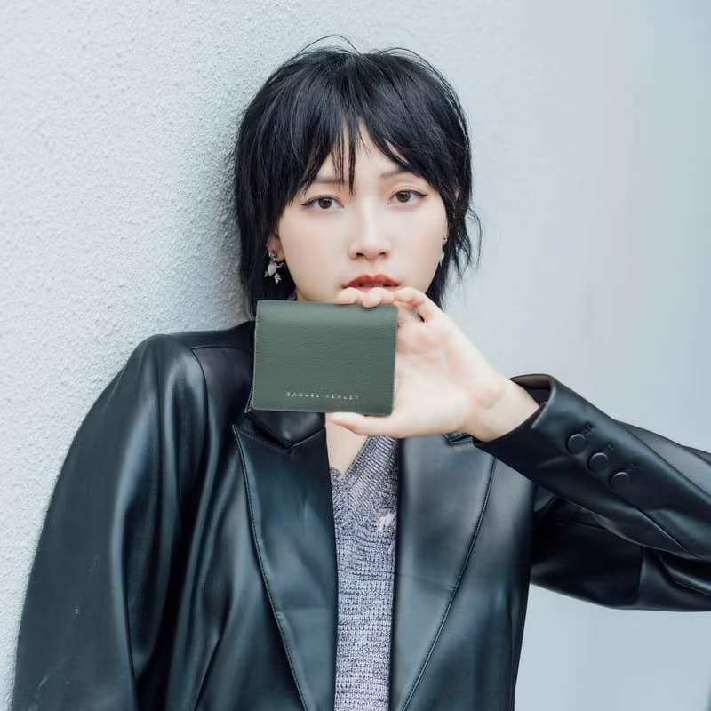 【開運皮夾】Lola雙摺皮革錢包- 森林綠 輕巧之選 母親節送禮首選