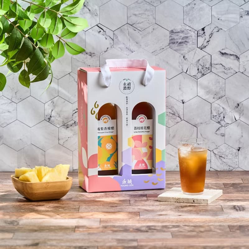 【永禎】水果醋 經典濃醇醋250ml 2入禮盒 | 口味任選 送禮推薦