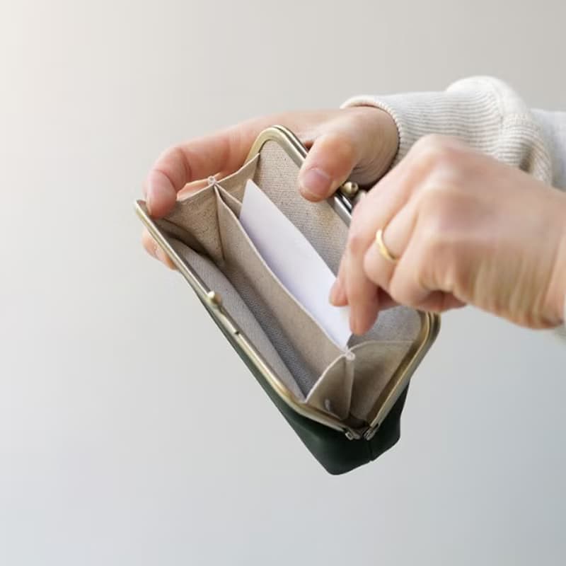 日本職人手作典雅多夾層卡片零錢包/短夾 Made in Japan by FOLNA