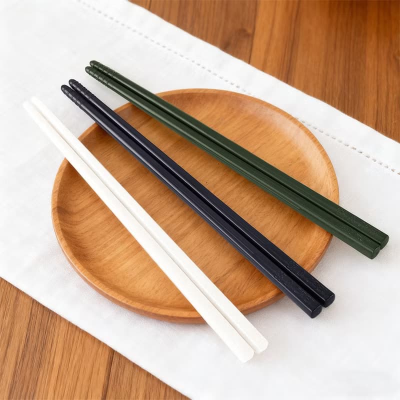 【哩皿生活】潔晶筷6入組 環保餐具 環保筷 隨行筷 方筷  便攜筷