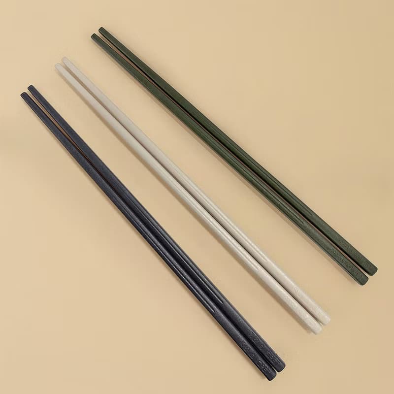 【哩皿生活】潔晶筷6入組 環保餐具 環保筷 隨行筷 方筷  便攜筷