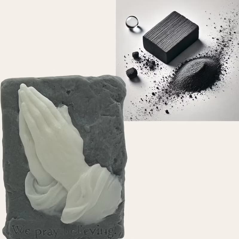草本香氛手工皂 (祈禱之手) 天然草本 精油香氛 藝術設計 精油皂