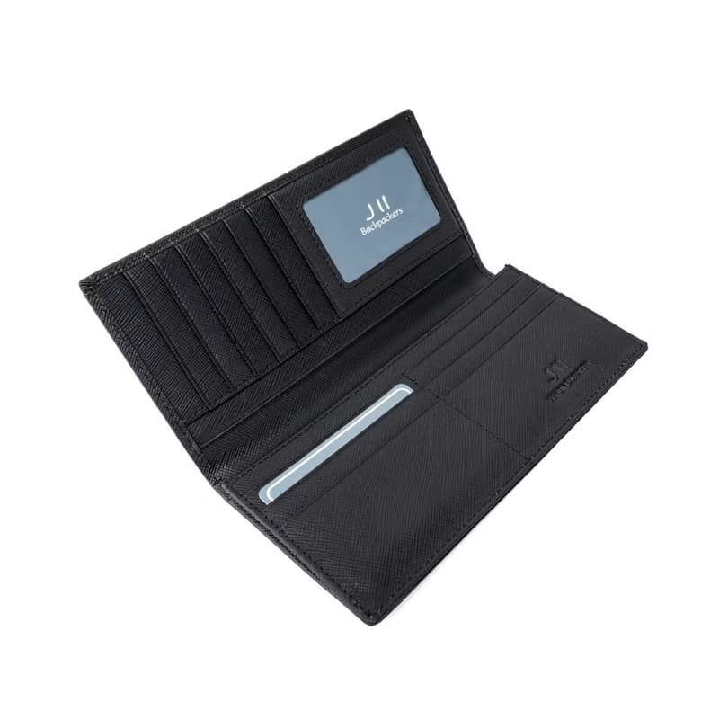 長夾-十字紋牛皮長夾-20205