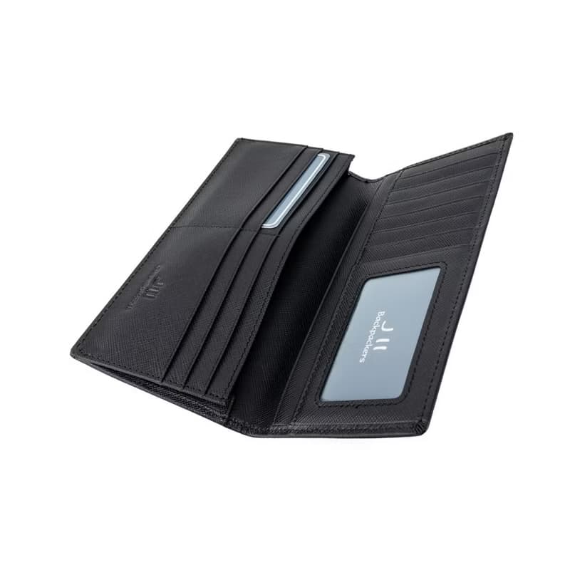 長夾-十字紋牛皮長夾-20205