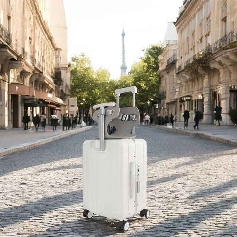 【BIGGER】20吋多功能鋁框胖胖箱 - 櫻花粉