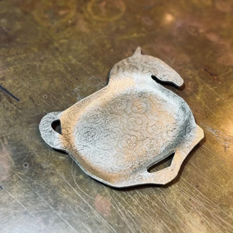 馬到成功/馬型純錫小碟,如月光下奔騰的白馬皎潔無瑕,12生肖系列