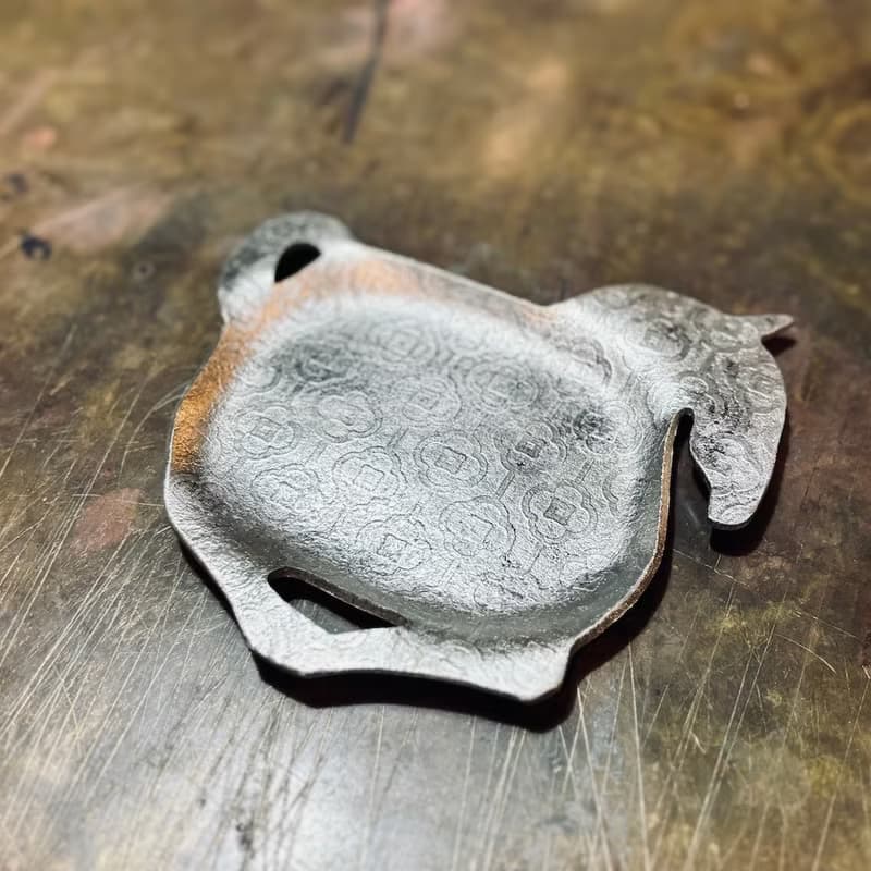 馬到成功/馬型純錫小碟,如月光下奔騰的白馬皎潔無瑕,12生肖系列