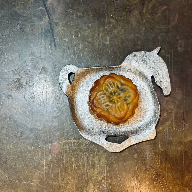 馬到成功/馬型純錫小碟,如月光下奔騰的白馬皎潔無瑕,12生肖系列