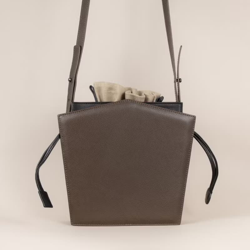 TAT・朱古力屋子斜揹包+皮索繩袋組合【88折福袋】