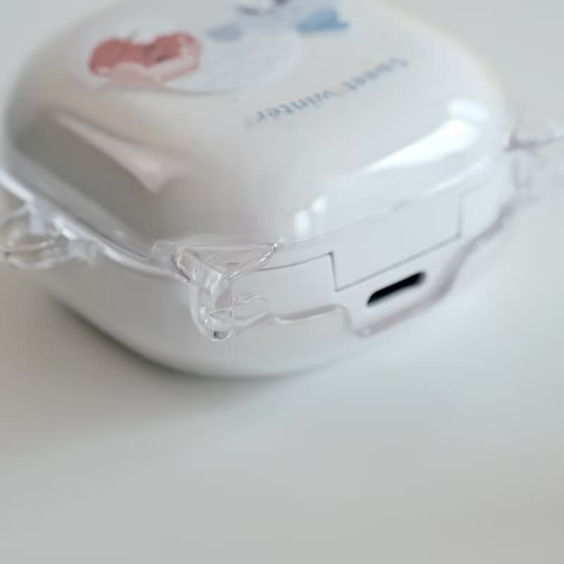 藍色聖誕 Samsung Galaxy Buds 2/Pro/Live 耳機保護套 交換禮物
