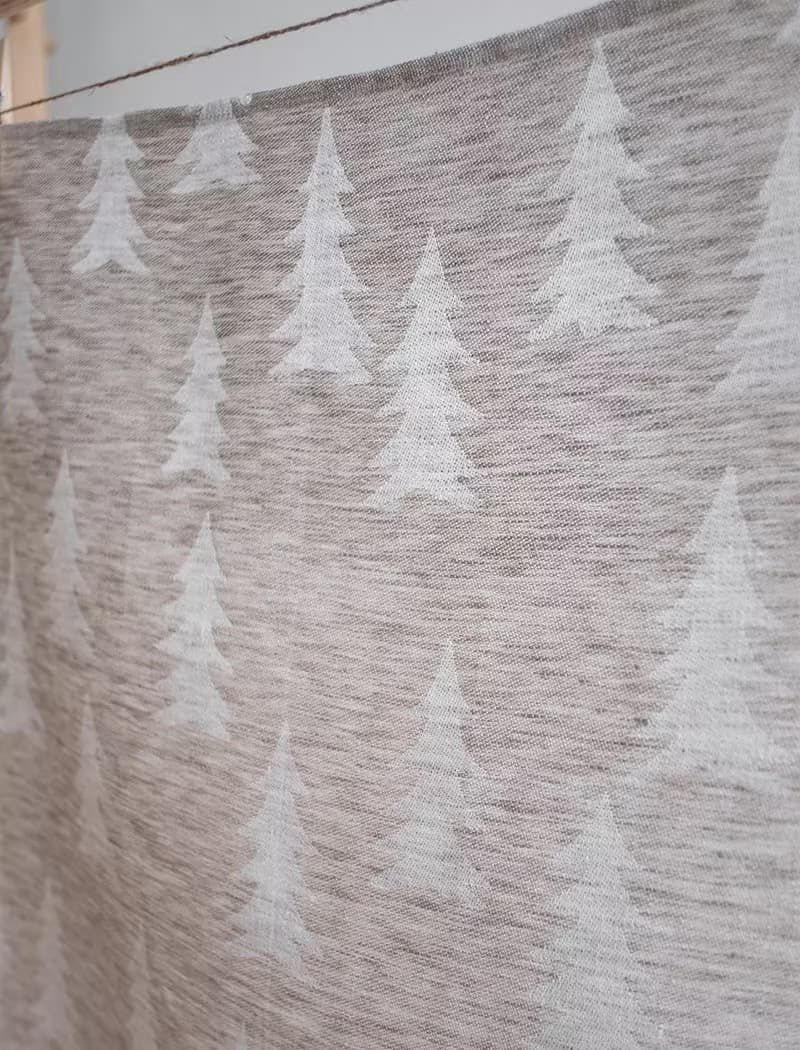 北歐設計款–杉樹聖誕樹茶巾,沙色 GRAN LINEN TEA TOWEL, SAND