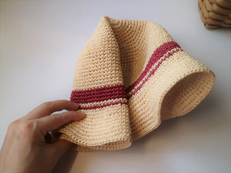 卡其色中性女用男用草帽遮陽帽紳士帽帽子鉤針手工編織父親節禮物