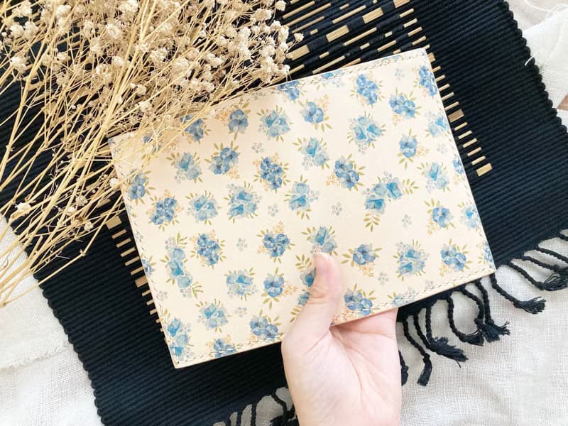 碎花咭位票夾護照套 好好縫 皮革DIY材料包 旅行用品 passport