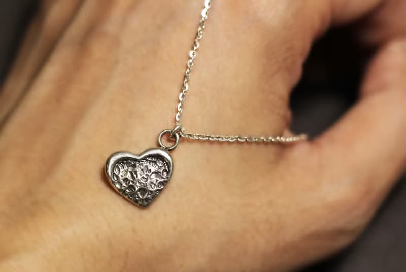 圖像系列-大愛小愛925銀項鍊