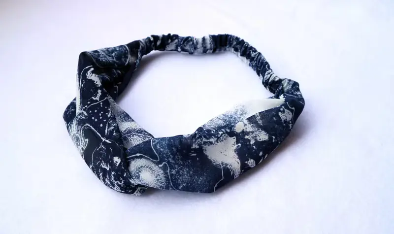 藍染~~交叉款髮帶 hairband *SK*