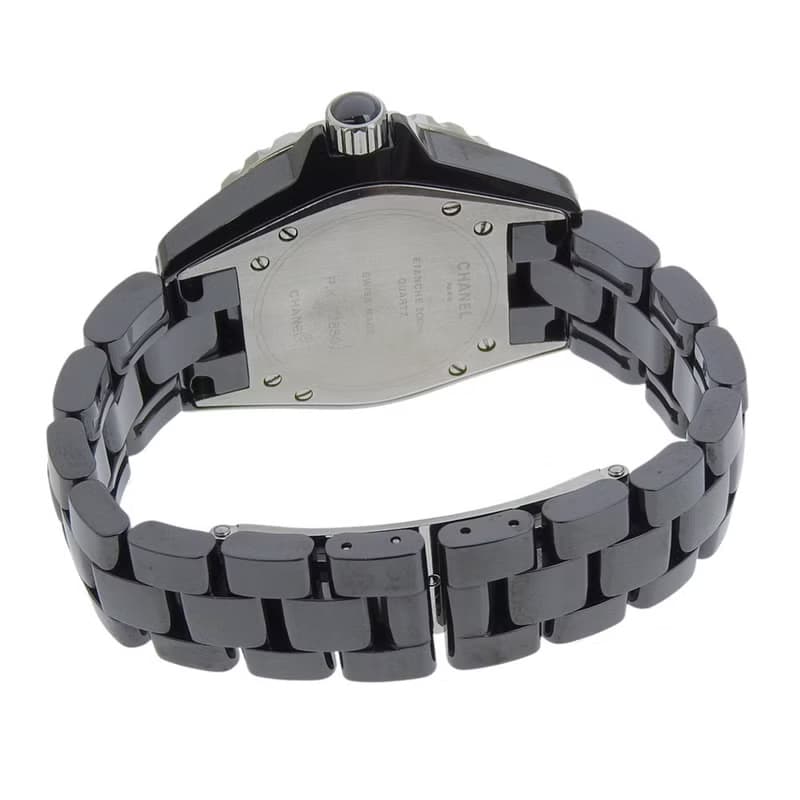 【日本直送】シャネル CHANEL J12 腕時計 H0682 セラミック クオーツ アナログ表示 黒文字盤 レディース【中古】