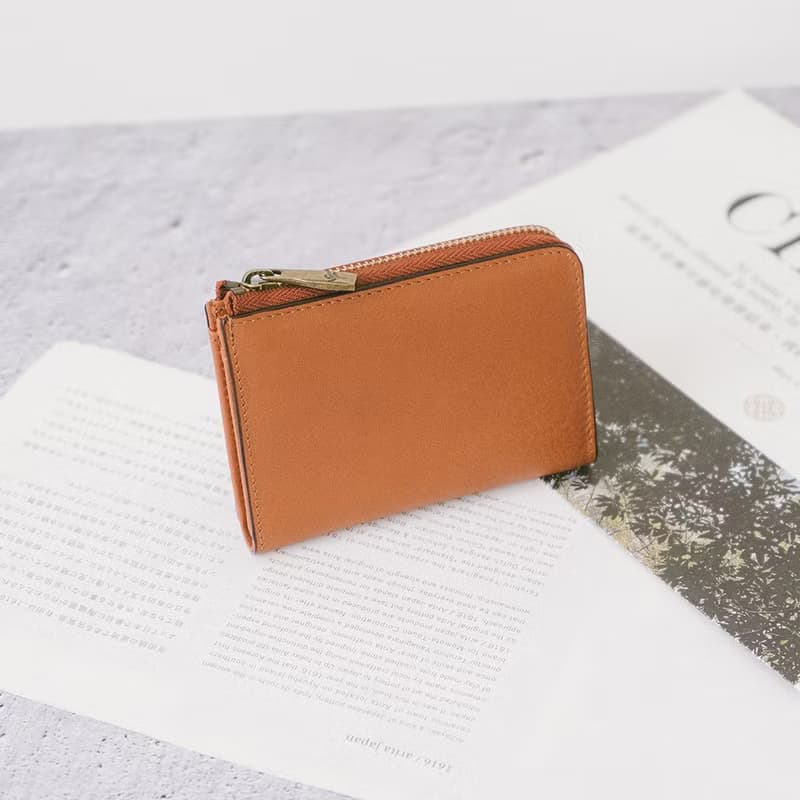 真皮極簡卡片零錢包 X0006 咖/黃棕Y/綠/棕/瘋馬/紅棕V