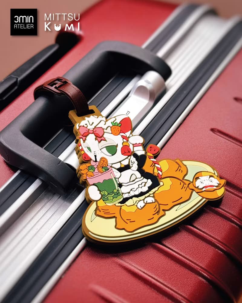 【招財貓】Mittsu Kumi 原創作品 - 行李牌