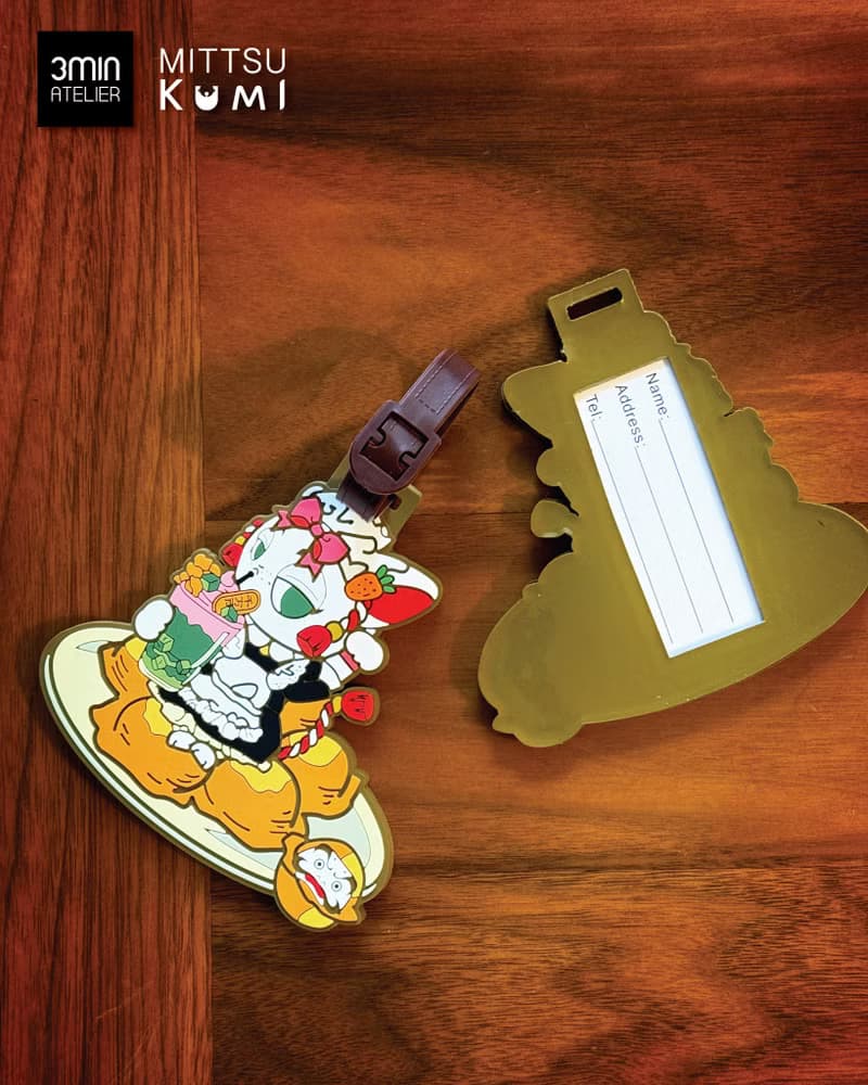 【招財貓】Mittsu Kumi 原創作品 - 行李牌