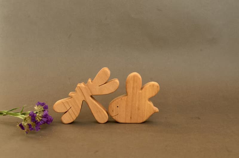 wooden insects, wooden animals toys, birthday gift baby