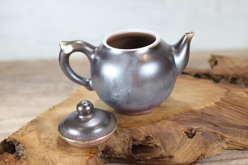 【送禮好物】240ml 天然落灰 柴燒茶壺 名家葉敏祥手作