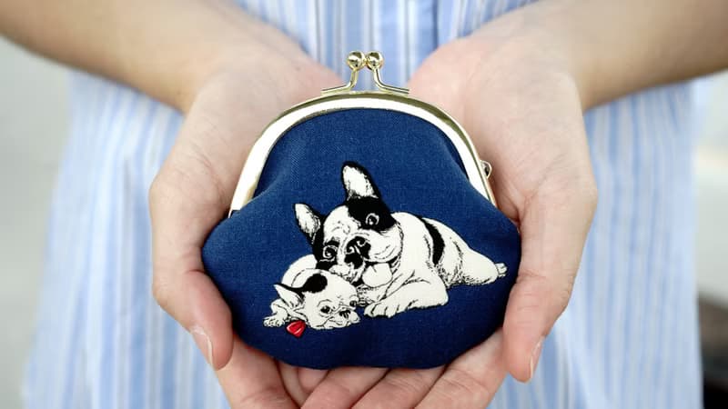 零錢包 / 萌犬法鬥小 口金包 / 小錢包