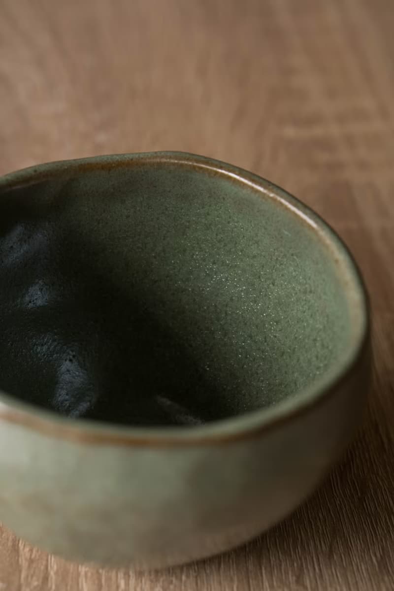 墨綠手感茶碗