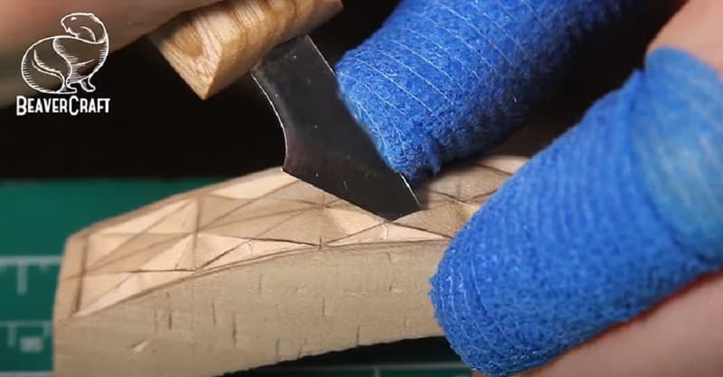 DIY 手作雕刻材料包-花紋(Chip Carving)