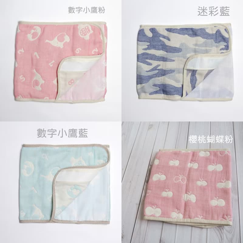 (新生兒好睡過夜)日本6重紗暖呼呼肚圍(0-2歲) 62x22.5 cm _適用4