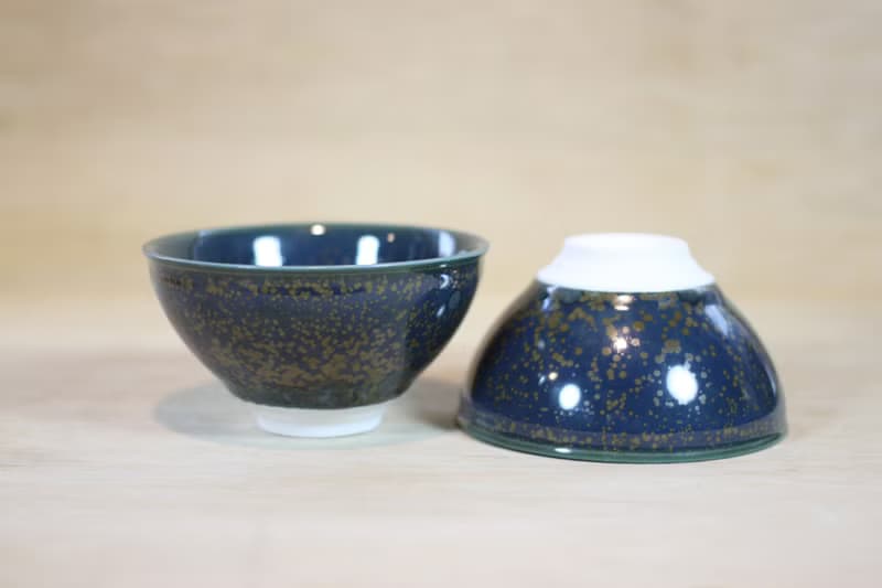 【送禮好物】富貴 藍晶釉對杯 茶碗 名家葉敏祥作品