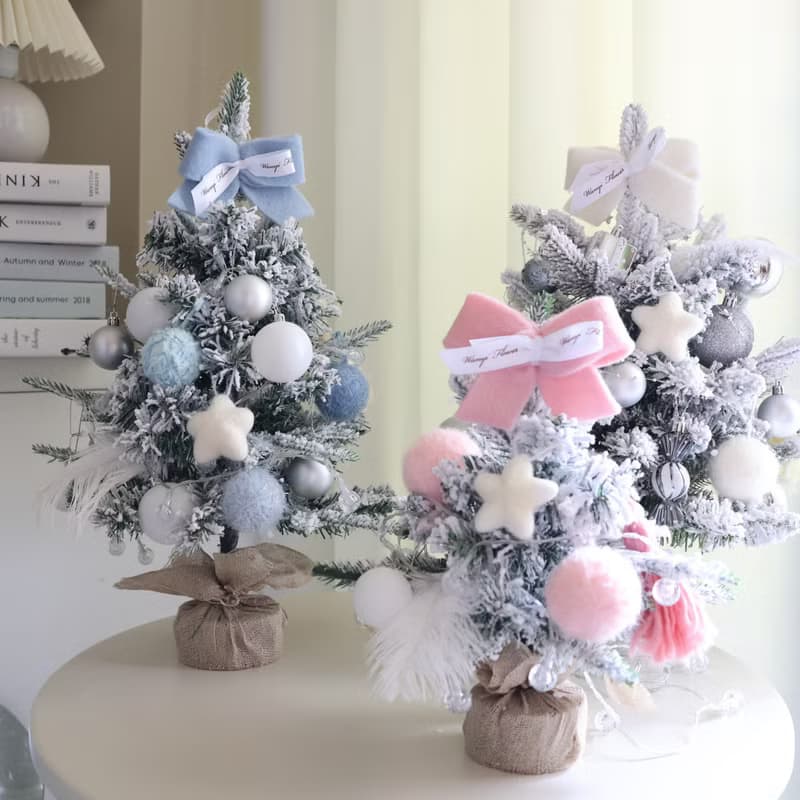 藍色聖誕樹DIY材料包 聖誕節 聖誕樹  交換禮物 聖誕禮物 仿真樹