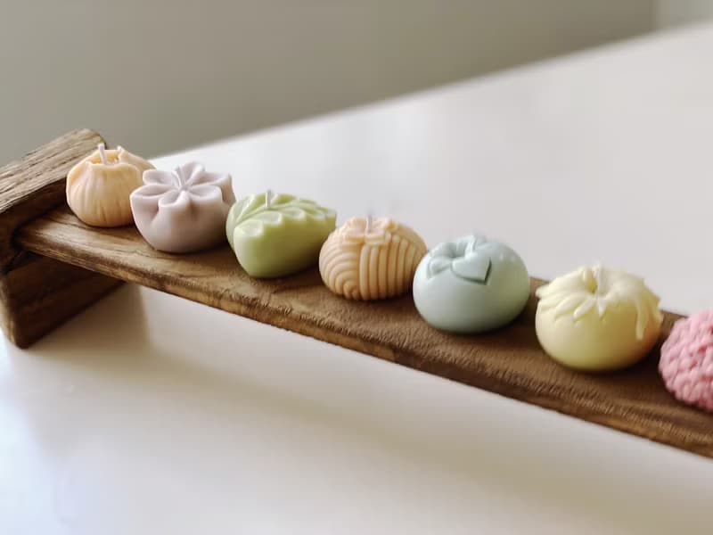 日式和菓子香氛蠟燭禮盒|年節伴手禮